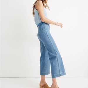 Madewell Emmett Langston Cropped Wide Leg - size 29
